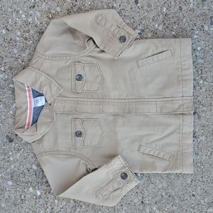 Carter's Toddler Baby Khaki Jacket Front Pockets 18 Months